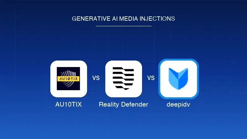AU10TIX vs Reality Defender vs deepidv: Stopping Generative AI Media Injections
