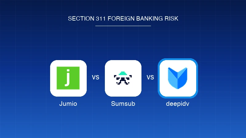Jumio vs Sumsub vs deepidv: Intercepting Section 311 Foreign Banking Risks