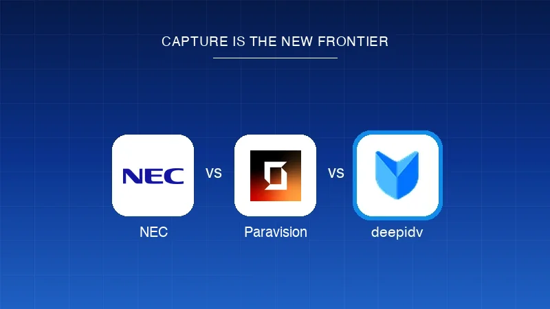 NEC vs Paravision vs deepidv: capture is the new frontier