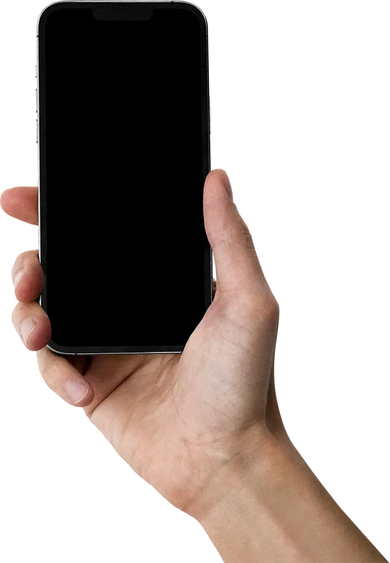 A hand holding a phone running an automated deepidv reference check